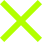 Close icon green