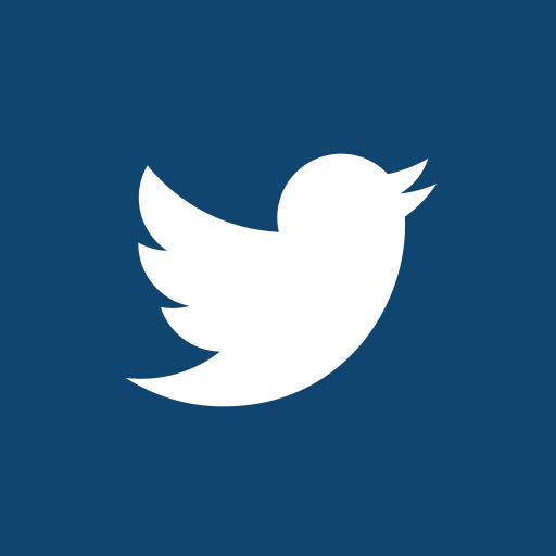 Blue twitter icon